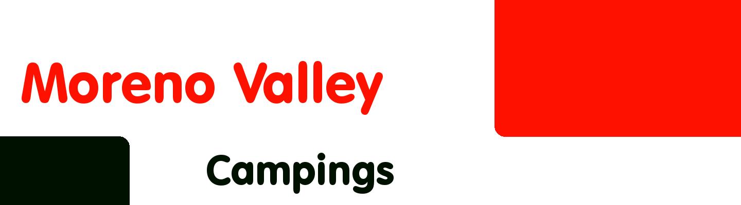 Best campings in Moreno Valley - Rating & Reviews